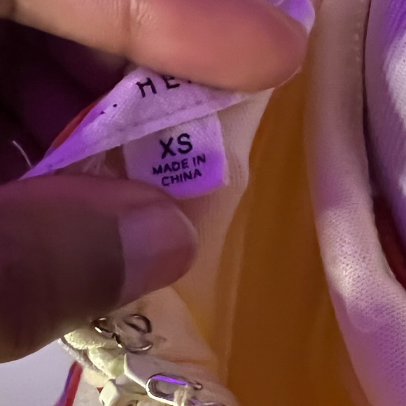 Cute red, orange, and yellow shirt dress 👗 - Picture 2 of 3